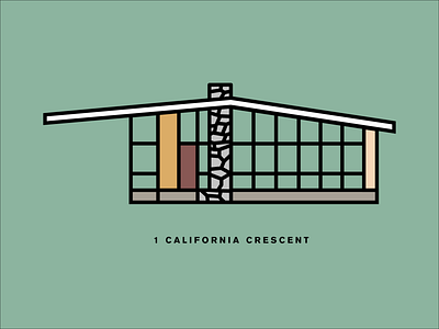 California Crescent logo architecture figma illustration logo