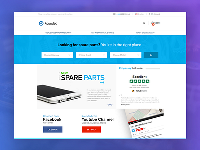 Rounded.Com Redesign inspiration new redesign store ui ux web webapp