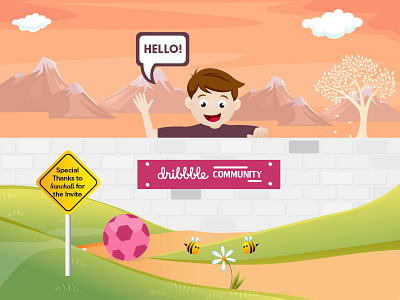 Hello Dribbble aggarwal sanchali