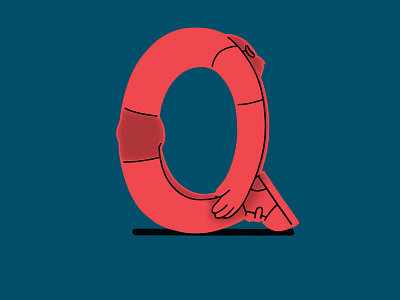 Q – day seventeen 36days q 36daysoftype 36daysoftype05 boy character design drawing illustration sport type typography zumbys