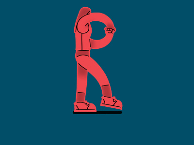 R – day eighteen 36days r 36daysoftype 36daysoftype05 character design drawing girl illustration sport type typography zumbys