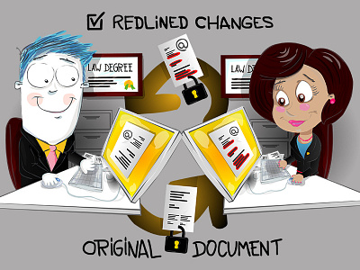 Character illustration character character design file hand written illustration man office typo woman