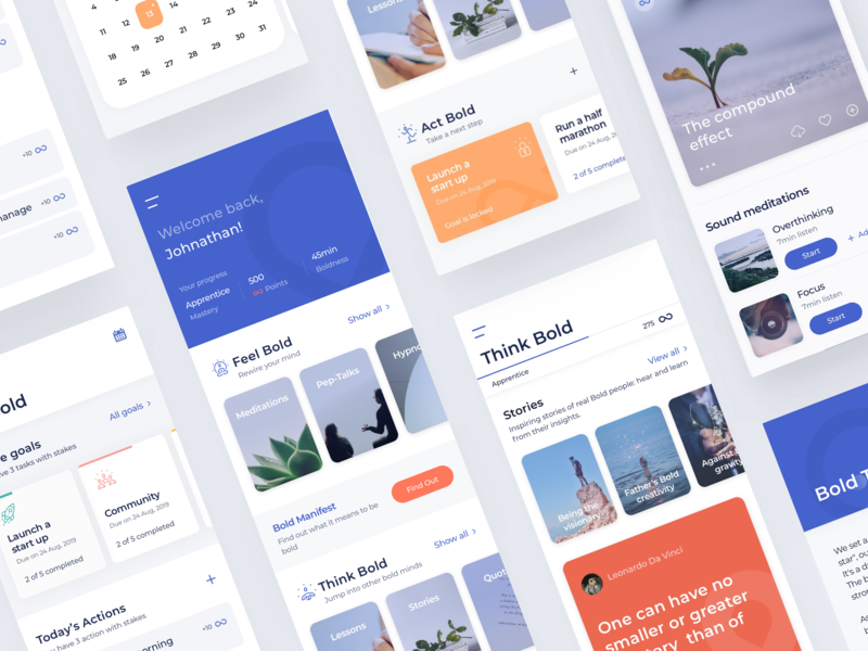 meditation App UI Challenge