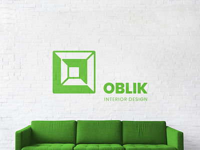 Oblik abstract brand brand identity design icon interior design logo logo design logotype mark minimalist monogram square symbol type