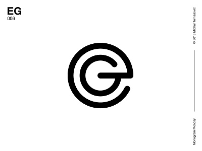 EG e eg g lettermark letters logo logo design logomark logotype mark monogram symbol typography