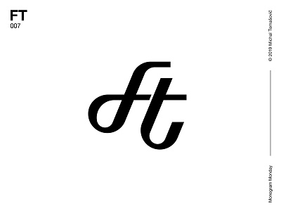 FT f ft lettermark letters logo logo design logomark logotype mark monogram symbol t typography