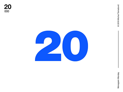 20 Monograms — 2019 behance lettermark letters logo logo design logotype mark monogram symbol typography