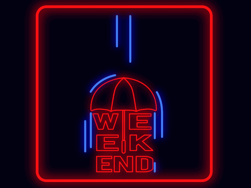 Weekend 2d after effects animation animation gif gif illustration microinteraction motion graphics motiongraphics storyboard