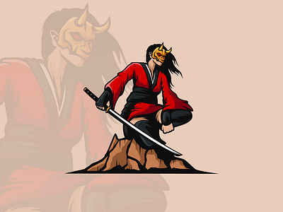 Samurai Warrior Logo