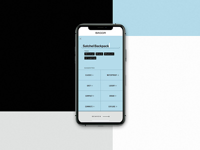 Minimal Backpack Mobile App | UI | UX