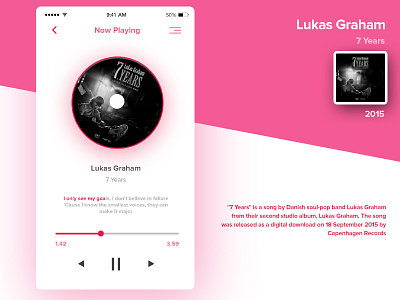 Music App app design clean design graphic graphic design moments music app ui ux