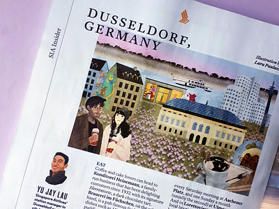 SilverKris Magazine duesseldorf editorial editorial illustration illustration