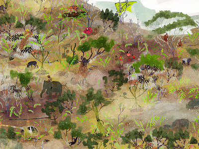 Cloud Forest cloudforest forest nature picturebook wimmelbild