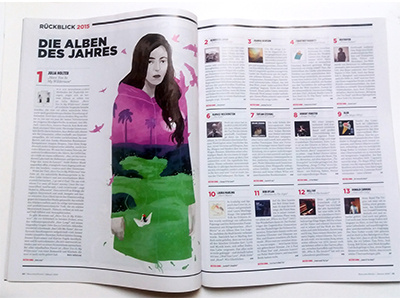 Julia Holter editorial editorialillustration juliaholter magazine portrait rollingstonemagazine