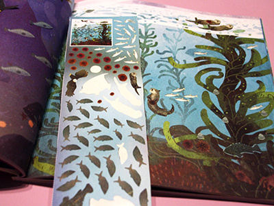 stickertopia-the ocean illustration nature nonfiction ocean stickerbook