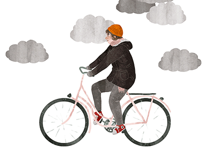 biking animatedgif bike gif illustration mindfulness