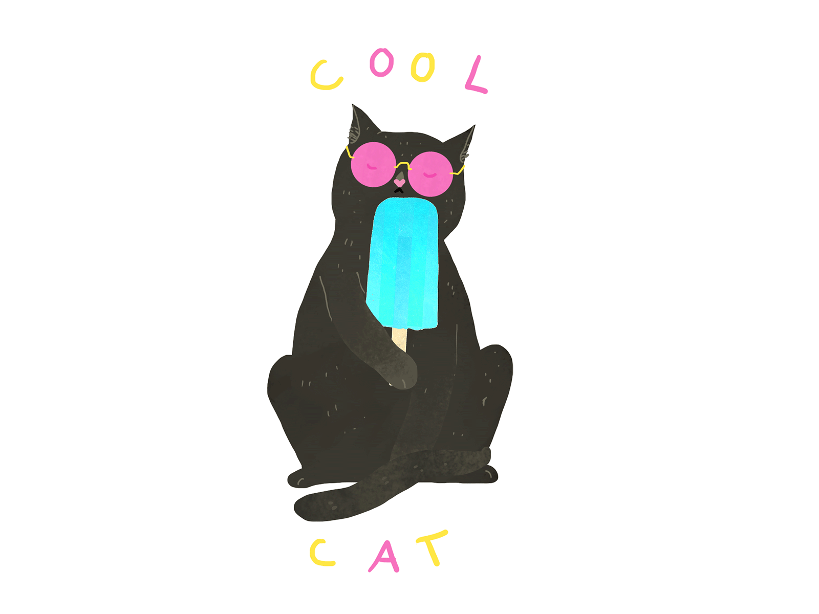 cool cat by Lara Paulussen on Dribbble