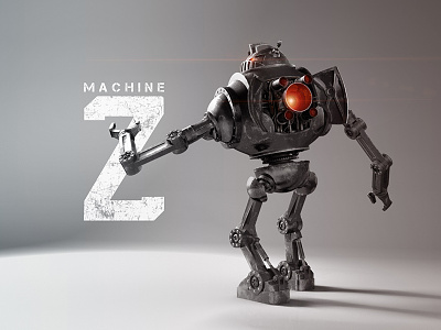 Machine Z • 3D Model 3d art character model lighting machine z zathura