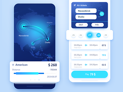 Ticketing APP app ui