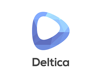 Deltica Logo blue deltica fractured logo