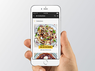 Jamie Oliver's Recipes App app cooking design interface ios ipad iphone recipe typography ui ux