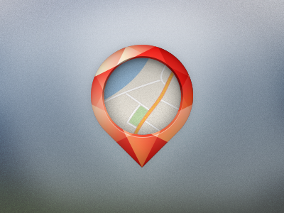 location, location, location! icon jewel location map pin street