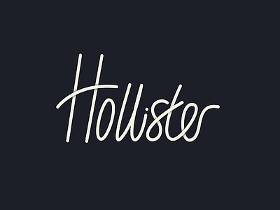 Hollister Hand Lettering