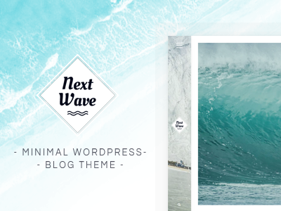 NextWave - Minimal WordPress Blog Theme blog clean cycling modern personal blog skateboarding snowboarding surfing