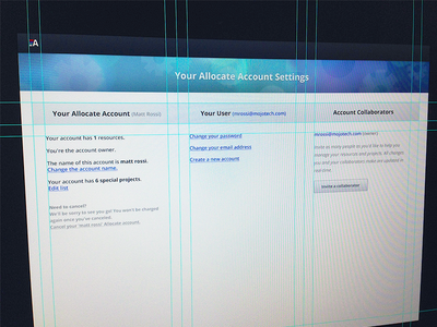 Allocate - Settings Page Updates