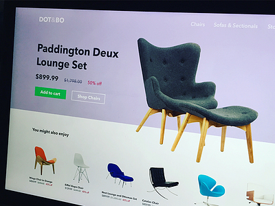 Daily UI: Day 3 - Landing Page avenir buttons dailyui form furniture landing page modern ui