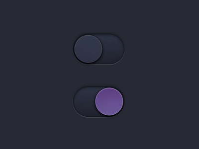 Daily UI: Day 15 - On/Off Switch dailyui gradient ios off on purple purple granddaddy switch ui