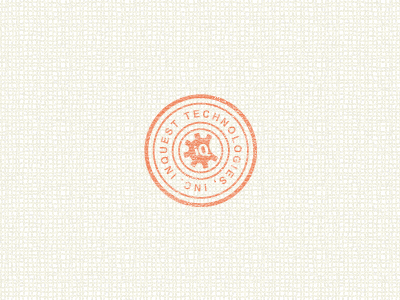 Inquest Stamp faded icon logo stamp