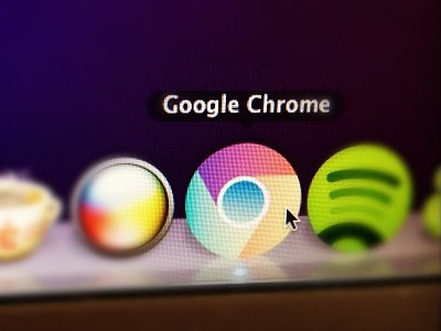 Chrome - Dock Icon dock google google chrome icon osx ui