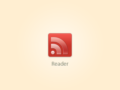 Google Reader icon - FREE PSD