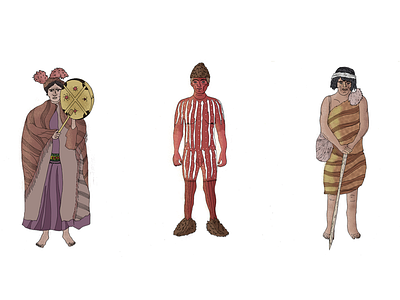 Natives Illustration digital illustration natives tecnópolis tribes