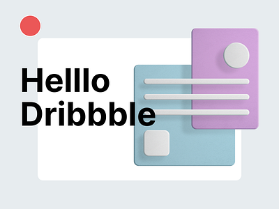 Hello Dribbble design dribbble hello hellodribbble illustration