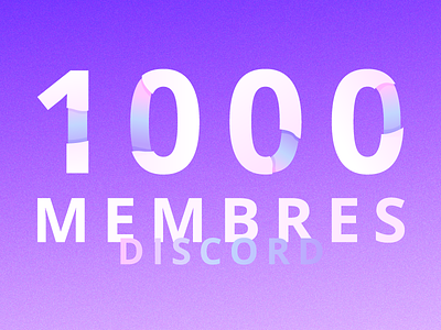 1k Discord members 1000 1k artwork color colorfull discord erisium game gradient members player visual