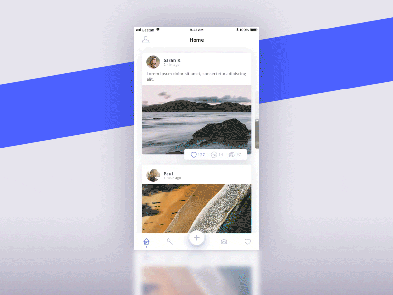 Social app concept