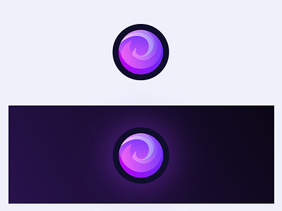 Erisium logo app artwork branding circle concept design erisium flat game gradient icon illustration logo minecraft minimal modern pink purple vector website