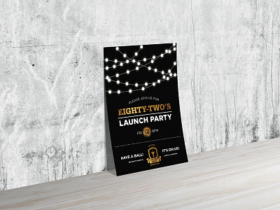 Launch Party Invite - Eighty-Two