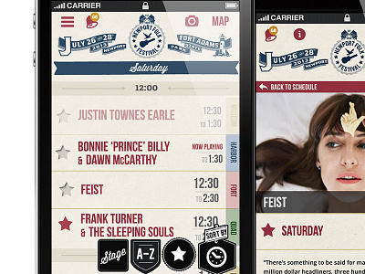 Newport Folk Festival App app festival