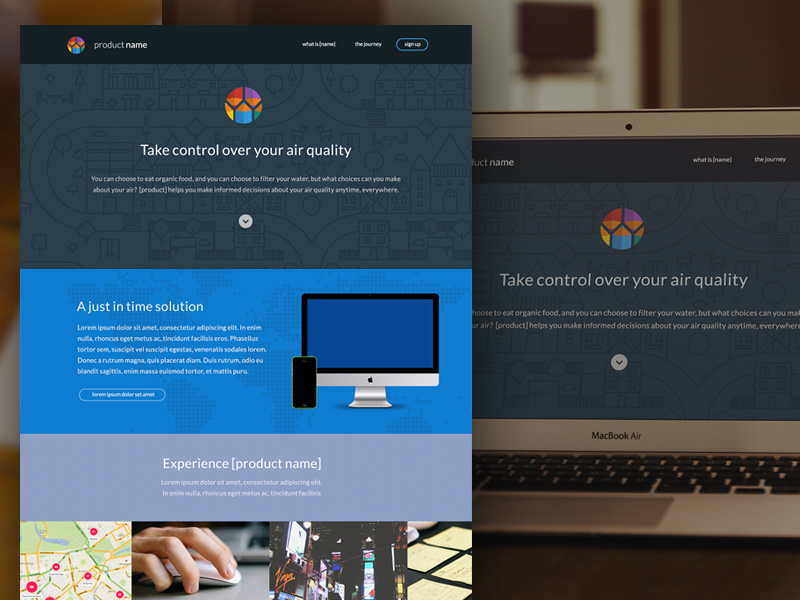 Homepage design 2