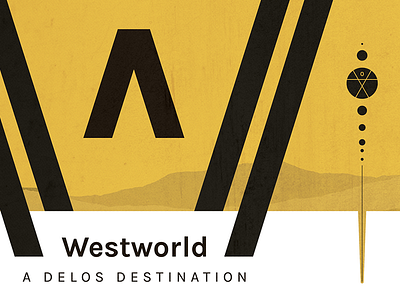 Westworld - Minimalist Poster Closeup