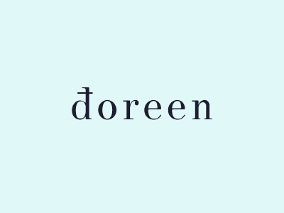 Doreen - Logo Exploration #1 branding clean design feminine graphic handmade jewelry logo logotype minimalist symbol