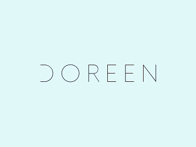 Doreen - Logo Exploration #3 branding clean design feminine graphic handmade jewelry logo logotype minimalist symbol