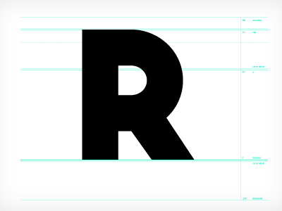 LH "Argos" R type design typeface
