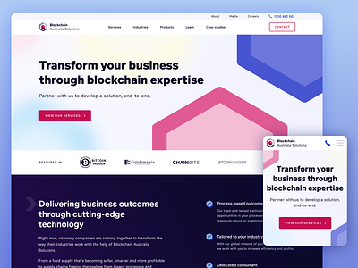 Blockchain website blockchain blockchaintechnology blur crypto geometric semiflat website