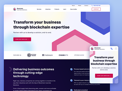 Blockchain website