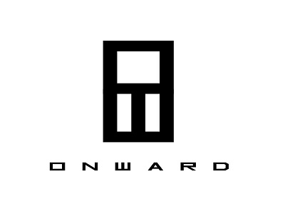 ONWARD accra branding future ghana logo minimalism photoshop sleek startup typography