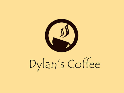 Dylan's Coffee accra branding daily logo chalenge dlc future ghana logo minimalism photoshop sleek startup typography
